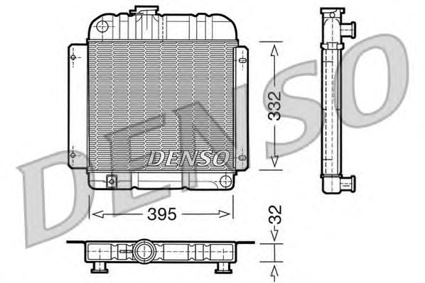 Radiator, engine cooling DRM05001