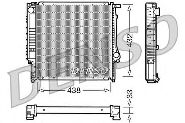 Radiator, engine cooling DRM05022