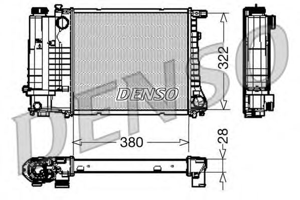 Kühler, Motorkühlung DRM05044