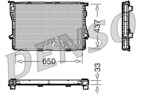 Radiator, engine cooling DRM05067