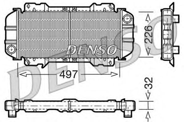 Motor su radyatörü DRM10015