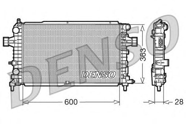 Radiatore, Raffreddamento motore DRM20105