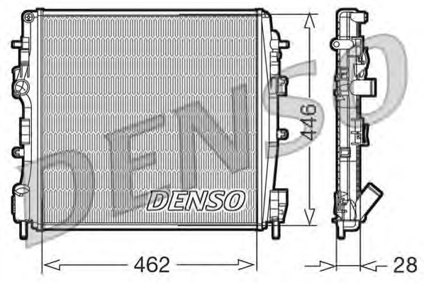 Radiator, engine cooling DRM23018