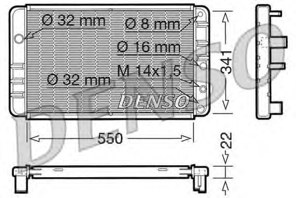 Radiateur, refroidissement du moteur DRM33013