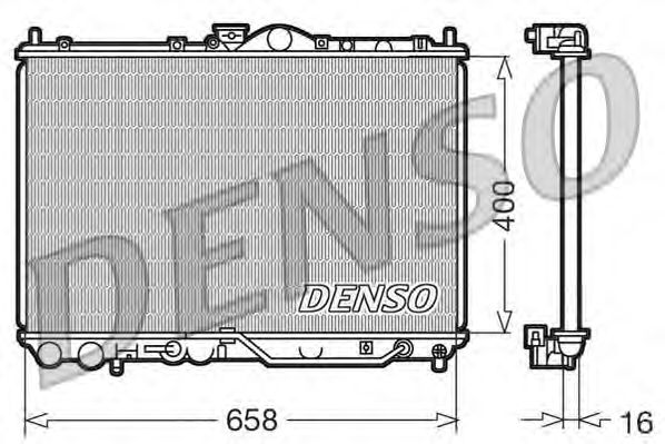 Radiator, engine cooling DRM45011