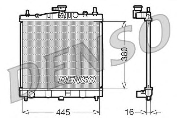 Radiator, engine cooling DRM46002