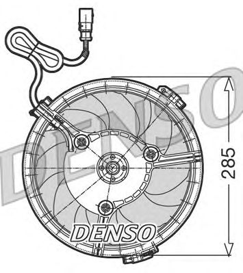 Ventilator, motorkøling DER02005