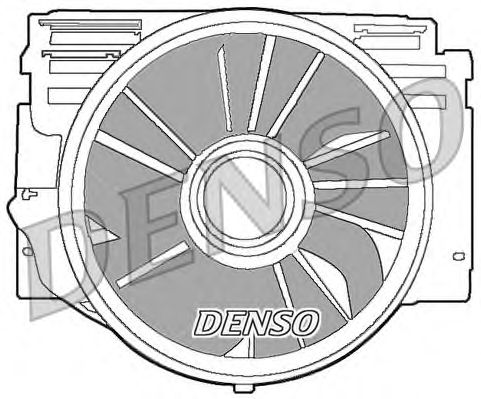 Fan, radiator DER05007