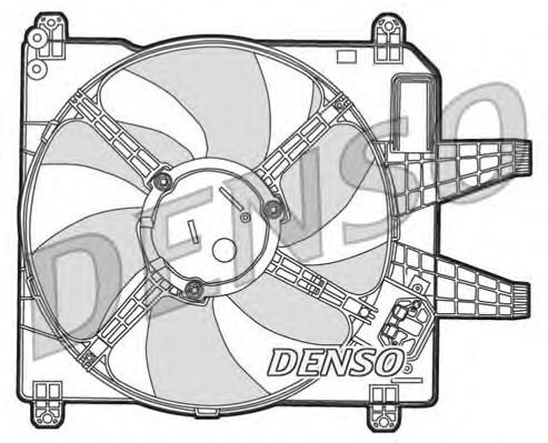 Ventilador, refrigeración del motor DER09004