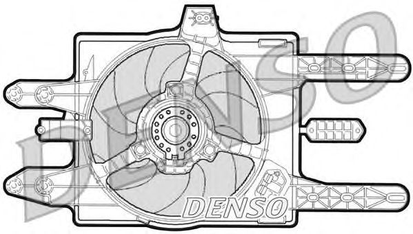 Ventilador, refrigeración del motor DER09031