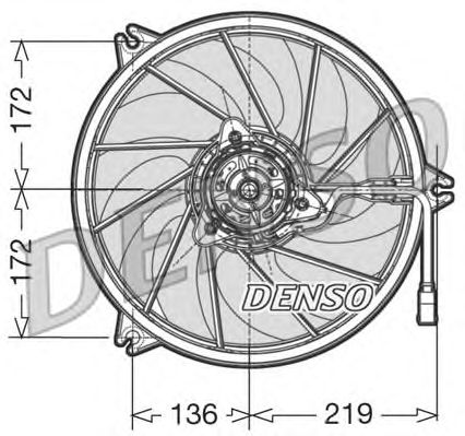 Fan, motor sogutmasi DER21005