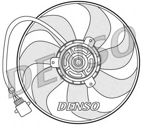 Вентилятор, охлаждение двигателя DER32006