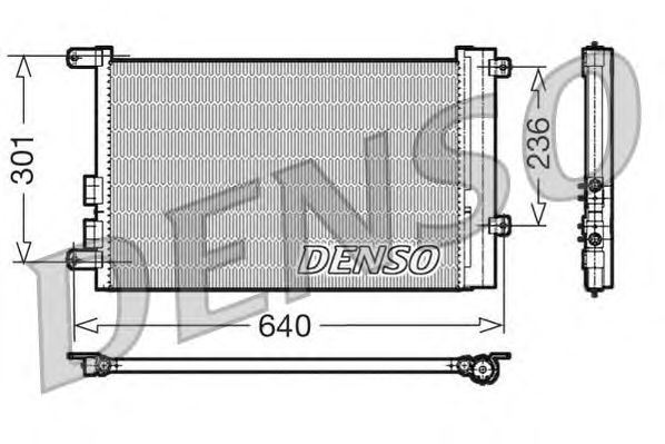 Condensador, ar condicionado DCN01016