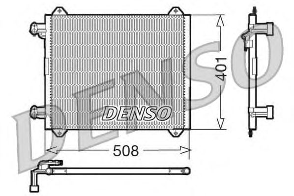 Condenser, air conditioning DCN02009