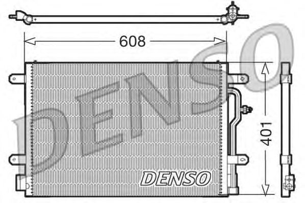Condenser, air conditioning DCN02012