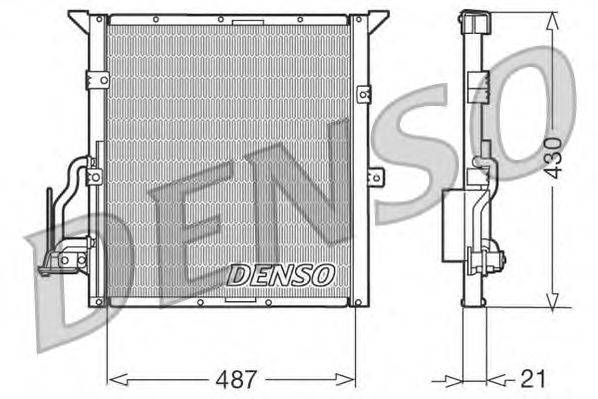 Condensador, ar condicionado DCN05002