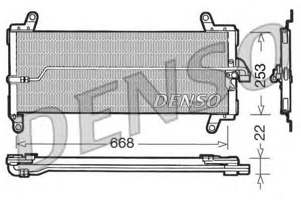 Condensator, airconditioning DCN09002