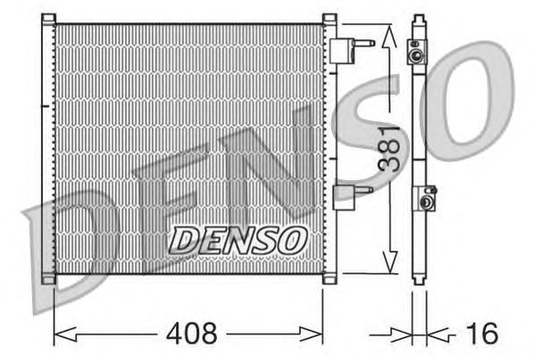 Condensator, airconditioning DCN10019