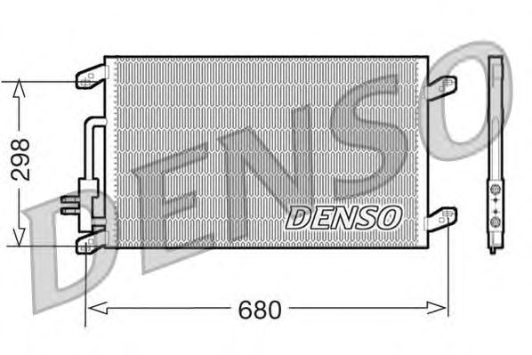 Condensator, airconditioning DCN13016