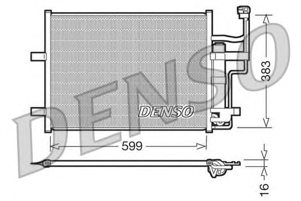 Condensator, airconditioning DCN44003