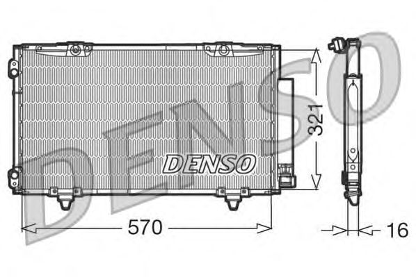 Condenser, air conditioning DCN50011
