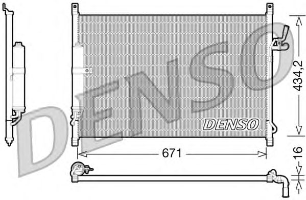 Condensador, ar condicionado DCN46015