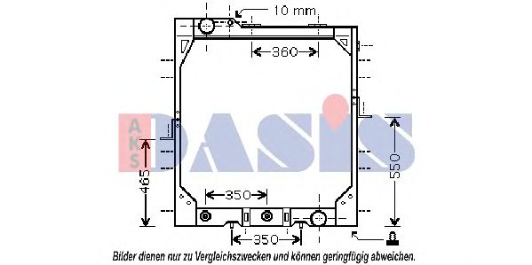 Kühler, Motorkühlung 131450T