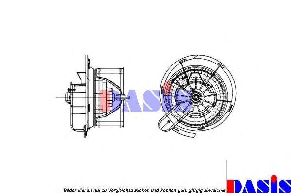 Electric Motor, interior blower 138011N