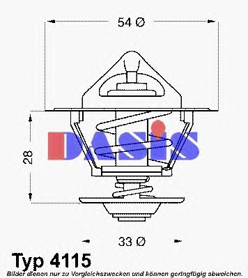 Thermostat, coolant 750507N