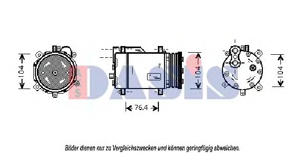 Compressor, airconditioning 853240N