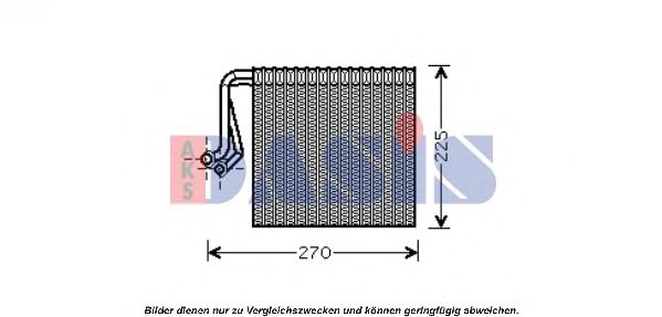 Evaporator, air conditioning 820087N