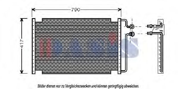 Condensator, airconditioning 522033N