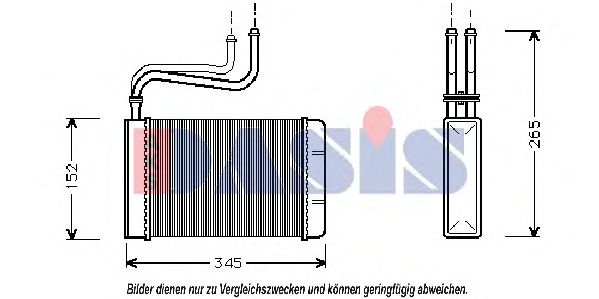 Heat Exchanger, interior heating 099090N