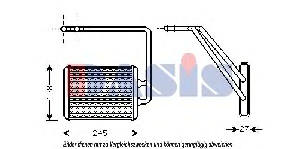 Heat Exchanger, interior heating 569009N