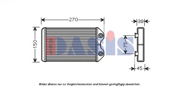 Permutador de calor, aquecimento do habitáculo 219000N
