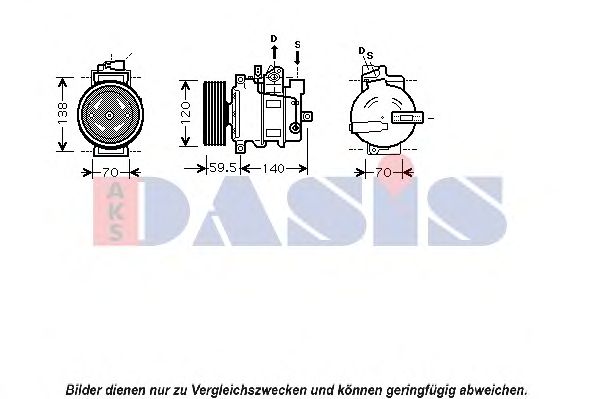Compressor, ar condicionado 850068N