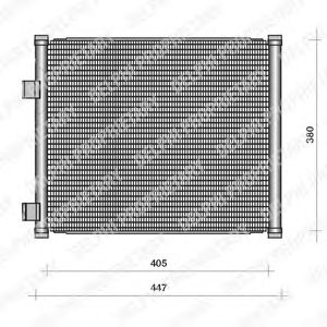 Condensator, airconditioning TSP0225111