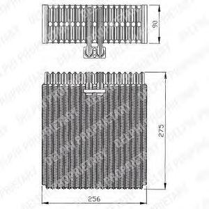 Evaporator, air conditioning TSP0525143