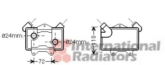 масляный радиатор, двигательное масло 60303477