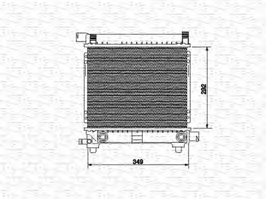 Radiator, engine cooling 350213534000