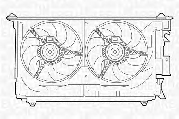 Ventilador, refrigeración del motor 069422283010