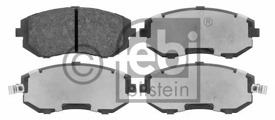 Комплект тормозных колодок, дисковый тормоз 16643