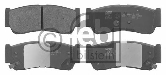 Комплект тормозных колодок, дисковый тормоз 16668