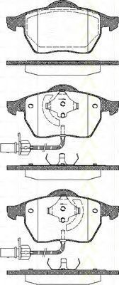 Brake Pad Set, disc brake 8110 29016