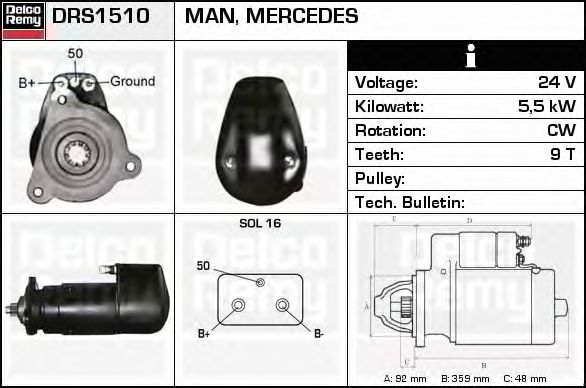 Mars motoru DRS1510