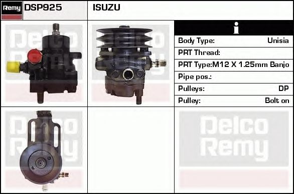 Hydraulic Pump, steering system DSP925