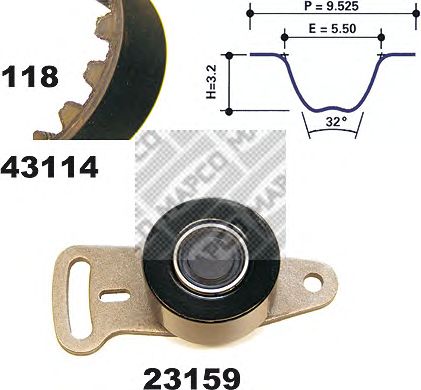 Timing Belt Kit 23114