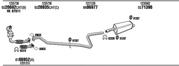 Exhaust System FO23501