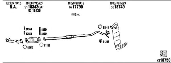 Exhaust System HO30501
