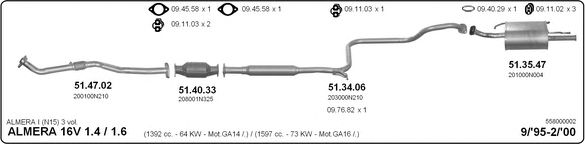 Exhaust System 558000002